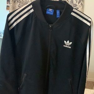 adidas track jacket size L